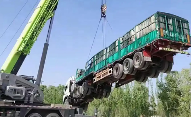 肥城道路脱困救援案例